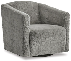 SOFA BRAMNER SWIVEL ACCENT CHAIR A3000330 81.2CM*81.2CM*86.3CM GOLD