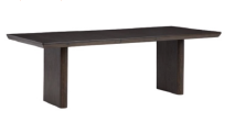 DINING TABLE BRUXWORTH RECT DINING ROOM EXT TABLE D745-45 76.5CM*101.6CM*228.6CM DARK BROWN