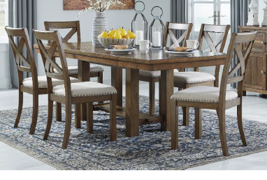 MORIVILLE D631(TABLE + 4 CHAIRS/1 BENCH) PACKAGE