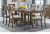 MORIVILLE D631(TABLE + 4 CHAIRS/1 BENCH) PACKAGE