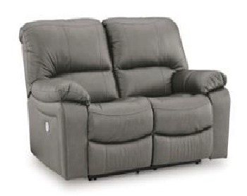 SOFA RECLINING POWER LOVESEAT LEESWORTH U4383574 LEATHER