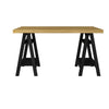 Office Table Art 6057 Desk  135*60*75Cm Elm/Black  (Limited 3 Months Warranty)