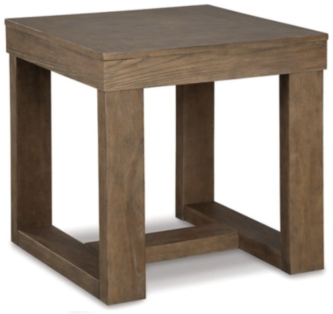 COFFEE TABLE CARITON SQUARE END TABLE T471-2 60.9CM*60.6CM*60.6CM GRAYISH BRO