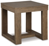 COFFEE TABLE CARITON SQUARE END TABLE T471-2 60.9CM*60.6CM*60.6CM GRAYISH BRO