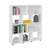Bookcase Book 3466 Ten Niches  91*25*109Cm White  (Limited 3 Months Warranty)