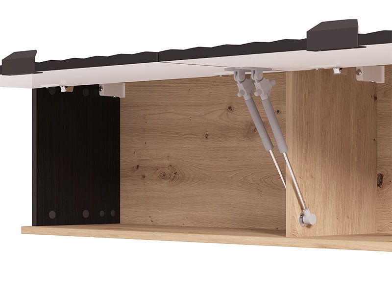 Tv Stand Monaco 11013510 218*40*47.5Cm  Light Brown/Black (Limited 3 Months Warranty)