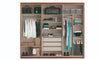 Wardrobe Valley Ref 1155 6 Doors With 2 Drawers 260*231*55Cm Fraijo/Titanium (Limited 3 Months Warranty)