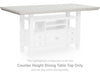 DINING COUNTER TABLE TOP ROBBINSDALE D642-13T
