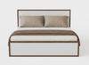 Beds Valencia King 180*200 White/Brown (Limited 3 Months Warranty)