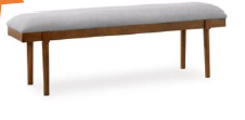 Dining LARGE UPH DINING ROOM BENCH Lyncott D615-00
