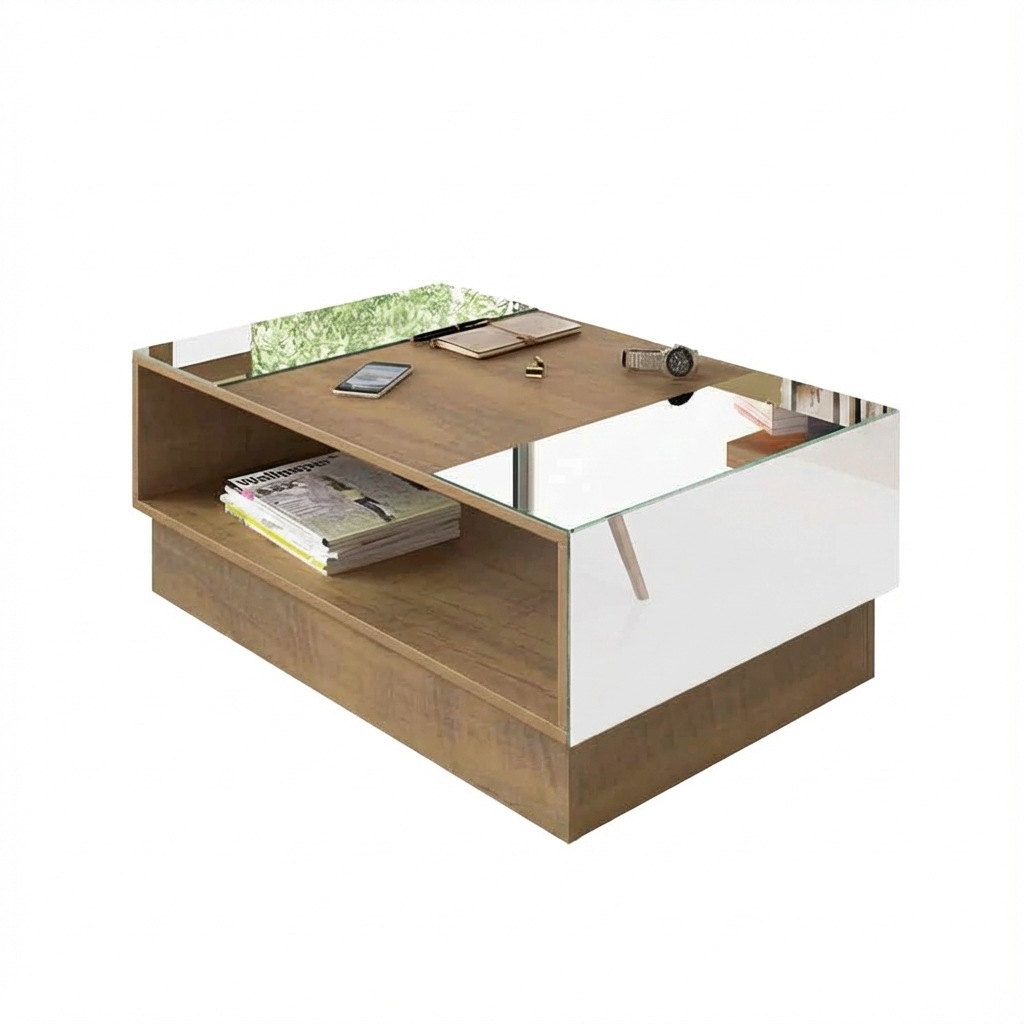 Coffee Table Detroit 3786 Cocktail  90.5*59*35.5Cm Pine  (Limited 3 Months Warranty)