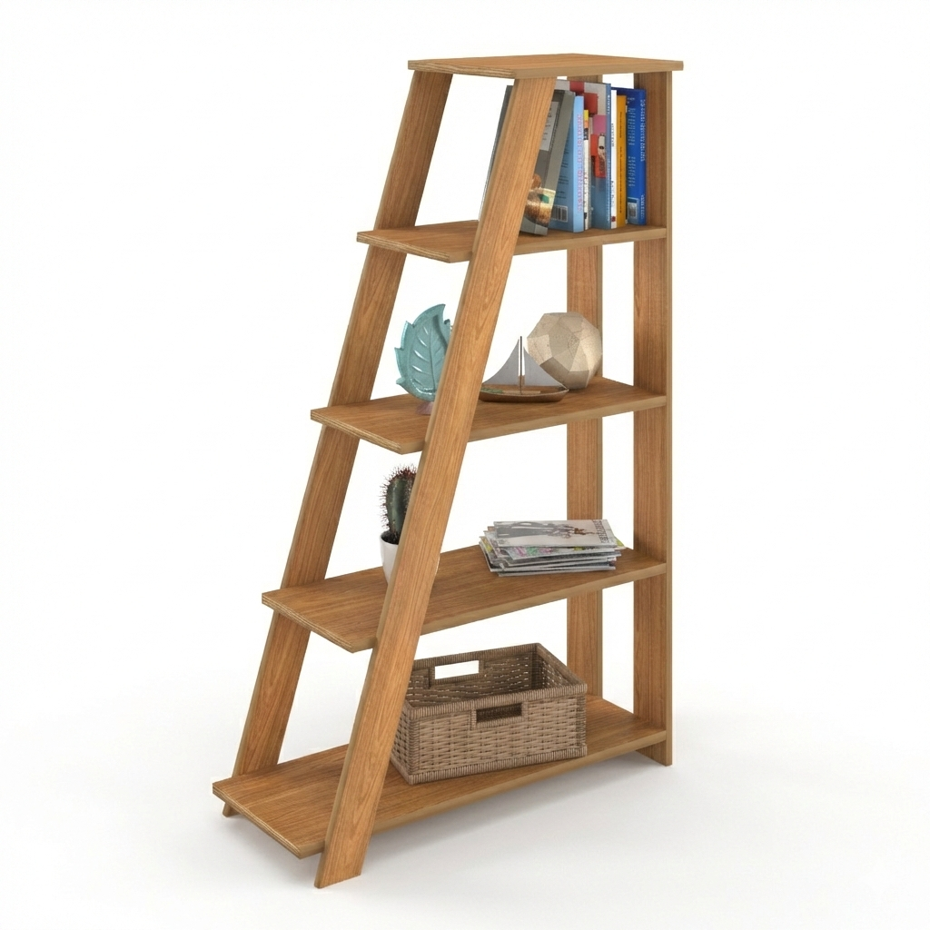 Bookcase Star 6194 4 Shelves  81.8*34.134Cm Elm (Limited 3 Months Warranty)