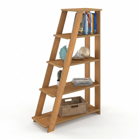 Bookcase Star 6194 4 Shelves  81.8*34.134Cm Elm (Limited 3 Months Warranty)