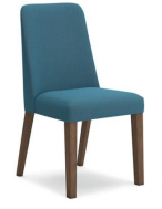 DINING CHAIR LYNCOTT D615-03 UPH SIDE CHAIR (2/CN)  92.7CM*46.9CM*63.8CM BLUE