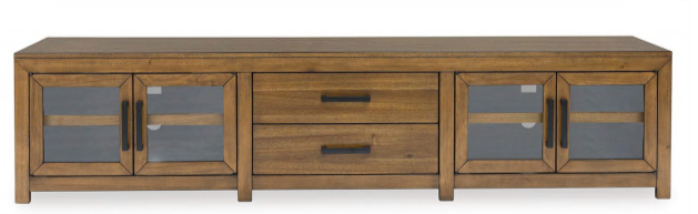 TV STAND ROYBECK EXTRA LARGE TV STAND W5411-20 45.7CM*200.0CM*45.0CM LIGHT BROWN