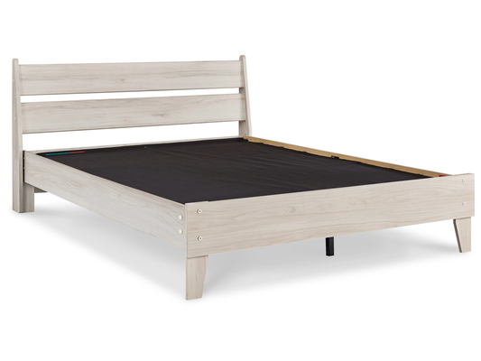BEDS SOCALLE QUEEN PLATFORM BED EB1864-113 38.8CM*159.1CM*210.9 LIGH