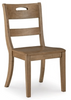 CHAIR DINING ROOM SIDE CHAIR (2/CN) MYLARKEN D606-01 93.3CM*48.2CM*59.6CM GLAZED