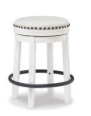 SWIVEL STOOL VALEBECK D546-324  482.6mm W x 482.6mm D x 609.6mm H