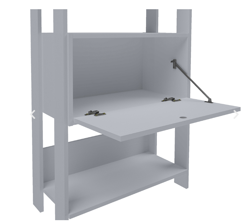 Bookcase Match 4372 4 Shelves  63*32*166Cm White (Limited 3 Months Warranty)