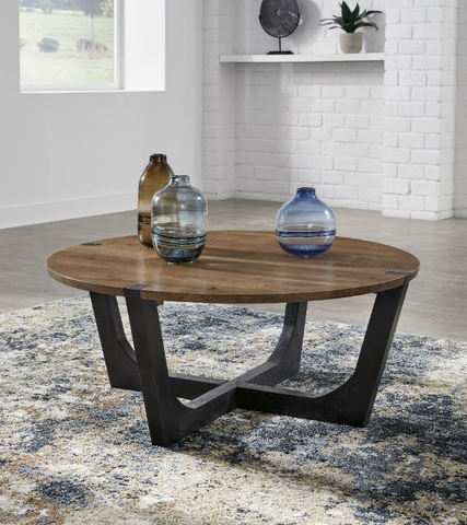 COFFEE TABLE ROUND COCKTAIL TABLE HANNEFORTH T726-8