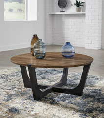 COFFEE TABLE ROUND COCKTAIL TABLE HANNEFORTH T726-8