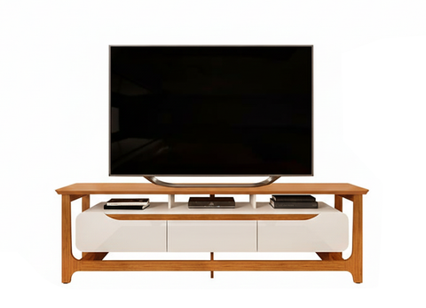 Tv Stand Salvatore 32509227 Up To 75  200*59.1*44.7Cm Off White/Freijo (Limited 3 Months Warranty)