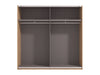 Wardrobe Ascalon 220 Og 2 Sliding Doors  220*61*217.5Cm Light Brown (Limited 3 Months Warranty)