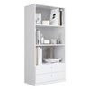 Commode 40103 2 Drawers  144*71*38Cm White  (Limited 3 Months Warranty)