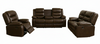 Sofa Berger New Italia Yl-97057 Manual Recliner 321 Brown (Limited 3 Months Warranty)