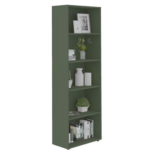 Bookcase Multy 4583 Five Shelves  60*30*180Cm Mint  (Limited 3 Months Warranty)