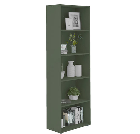 Bookcase Multy 4583 Five Shelves  60*30*180Cm Mint  (Limited 3 Months Warranty)