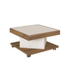 Coffee Table Saara 3964 Space On The Top  63*63*33.5Cm Pine/Off White  (Limited 3 Months Warranty)