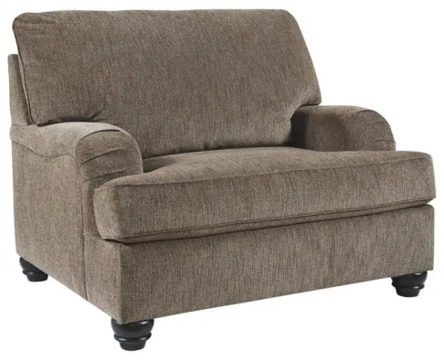 SOFA BRAEMAR ONE SEATER DISCOUNT NO WARRANTY BROWN