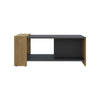 Coffee Table 706 Centre  37.5*91.5*60Cm Graphite/Freijo (Limited 3 Months Warranty)