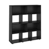 Bookcase Book 4054 10 Niches  91*25*109Cm Black  (Limited 3 Months Warranty)