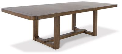 DINING TABLE CABALYNN RECT DINING ROOM EXT TABLE D974-35 76.2CM*116.8CM*274.3CM OATMEAL/LIGHT BROWN