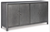 LIVING ROCK RIDGE ACCENT CABINET A4000034 91.1CM*171.4CM*40.6CM GUNMETAL FINISH