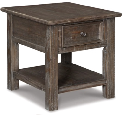COFFEE TABLE WYNDAHL RECTANGULAR END TABLE T648-3 63.5CM*60.9CM*68.0CM DISTRESSED