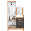 Dresser Capri 232-309 2 Doors With 4 Drawers  103*179*38Cm Freijo/Titanium  (Limited 3 Months Warranty)