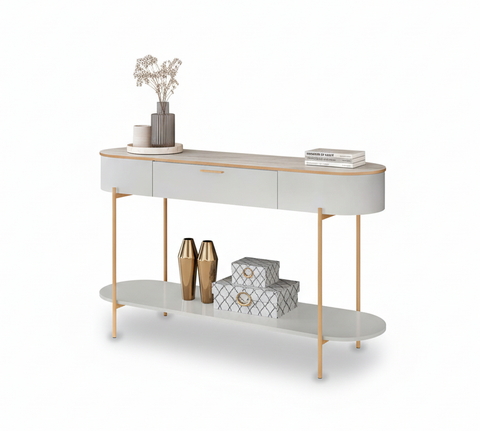 Console Caren 34492265 135*80*39.2Cm Bali/Quartzo
