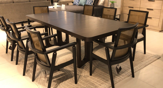 TABLE + 8 CHAIRS COMBO D856-35 D841-02A
