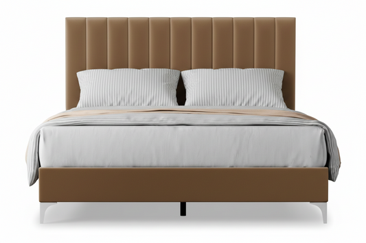 Beds Sf1019B 1009-28 Linen 180*200  Brown  (Limited 3 Months Warranty)
