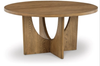 TABLE ROUND DINING ROOM TABLE DARKMORE D783-50 ROUND DINING ROOM TABLE 76.5CM*152.0CM*152.0CM NATURAL