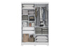 Wardrobe Cb01N571-Ngmc 2 Sliding Doors With 2 Drawers  223*143*53Cm Nogueira (Limited 3 Months Warranty)