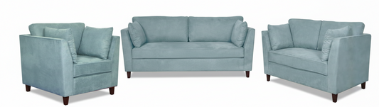 Sofa Miranda 321  Ice Blue  (Limited 3 Months Warranty)