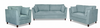 Sofa Miranda 321  Ice Blue  (Limited 3 Months Warranty)