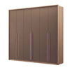 Wardrobe Genova 165212E 6 Doors  Wood/Terracota  (Limited 3 Months Warranty)