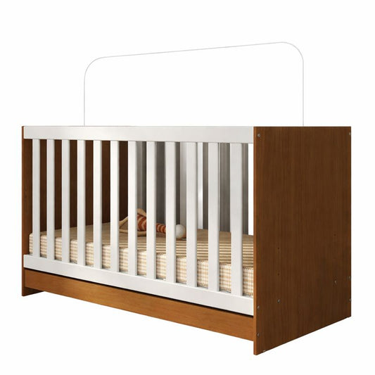 Berceau Mp0527R Convertible Into Bed  White/Wood  (Limited 3 Months Warranty)