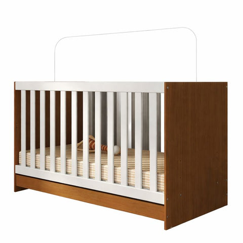 Berceau Mp0527R Convertible Into Bed  White/Wood  (Limited 3 Months Warranty)