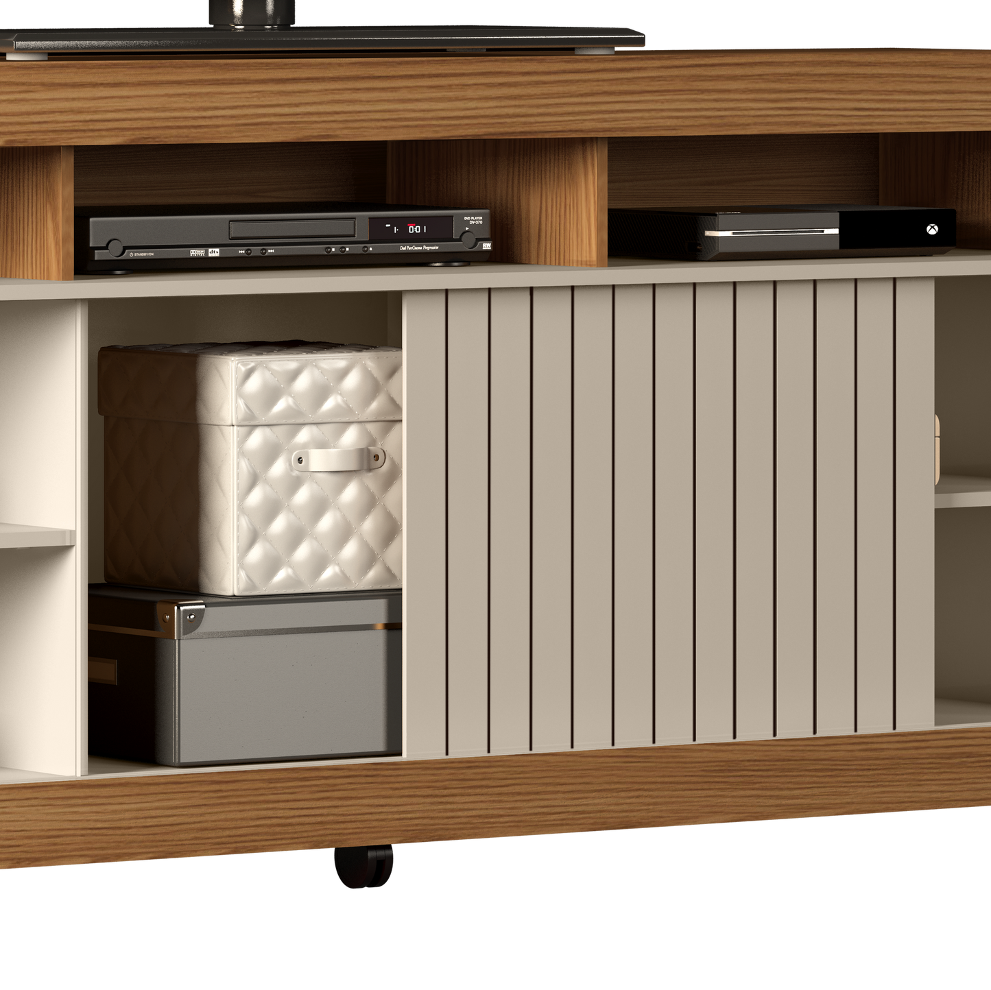 Tv Stand Dili 23139222 Up To 60  160*67.7*37.2Cm Freijo/Off White  (Limited 3 Months Warranty)